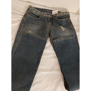 BEBE CHELSEA STD WASTBND P7 SIZE 27 JEANS $198 VALUE